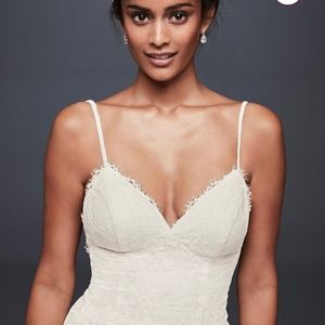 Size 0 David's Bridal wedding dress